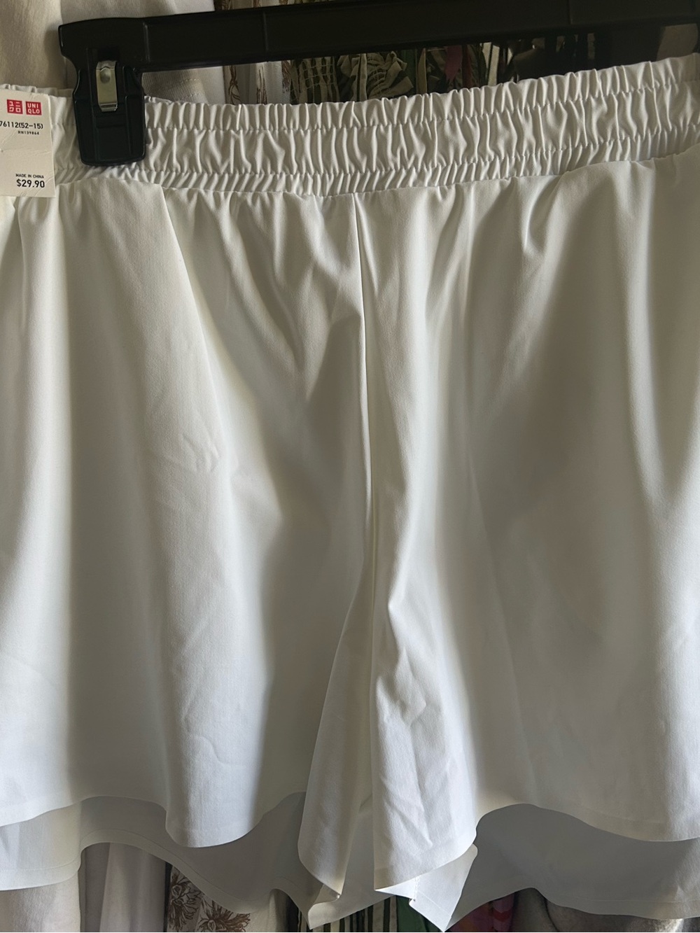 UNIQLO White Women's Elastic Waist Skort